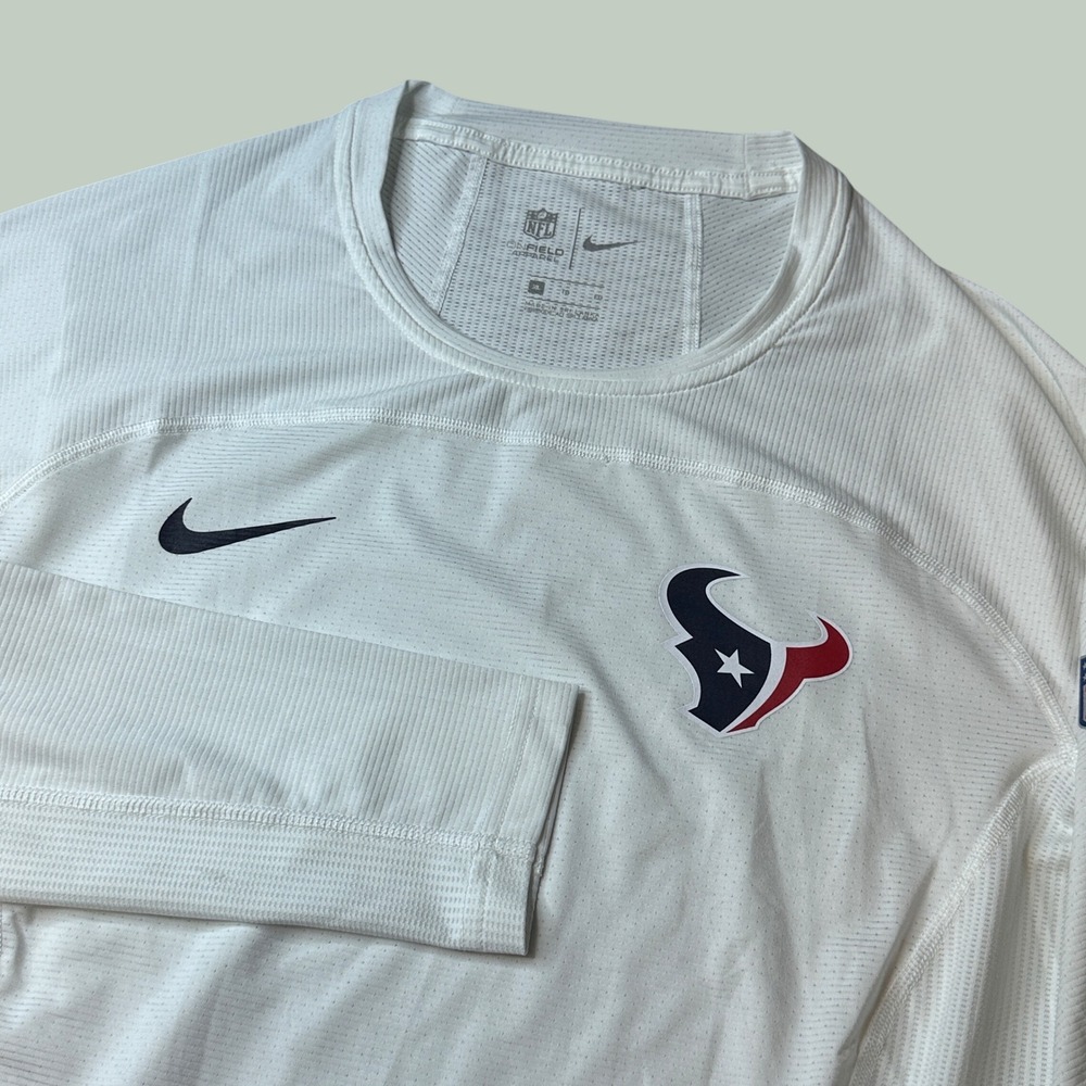 Houston Texans Nike Shirt Mens XL 853515-100 White NFL Football Training Top